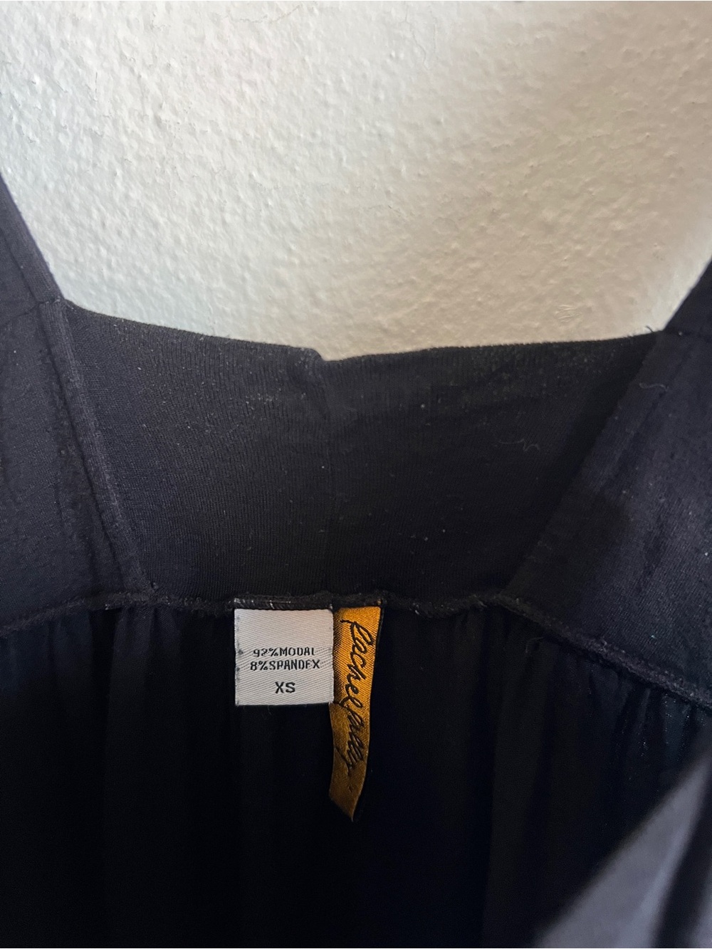 Vintage Y2K 2000s Babydoll Black Sleeveless Pocket Sundress Pinafore Mini Dress - Picture 3 of 5